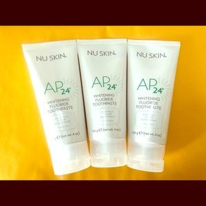 NuSkin AP 24 whitening Fluoride Toothpaste 3 tubes